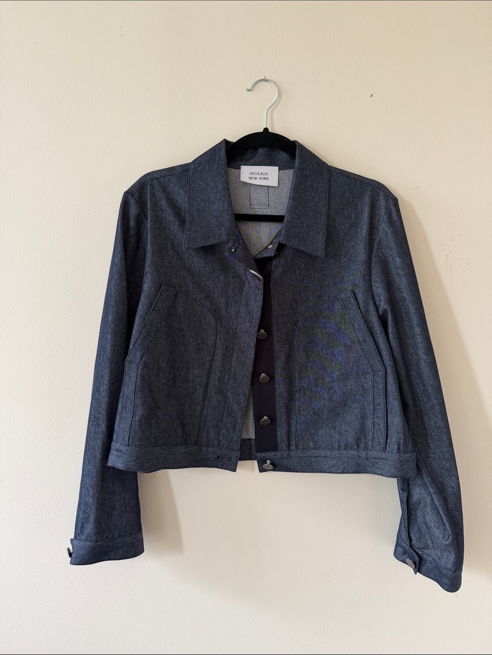 Women's Dark Blue denim chambray  Jacket